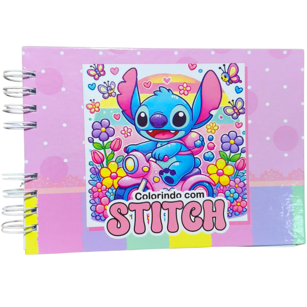 Livro De Colorir Bobbie Goods Stitch Capivara Caderno Capa Dura ...