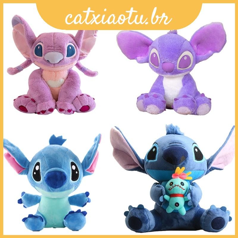30cm Disney Lilo & Stitch Angel Plush Doll Namorada Presente De ...