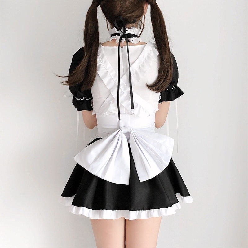 Anime Kasugano Sora Cosplay Traje Feminino Uniforme De Empregada ...