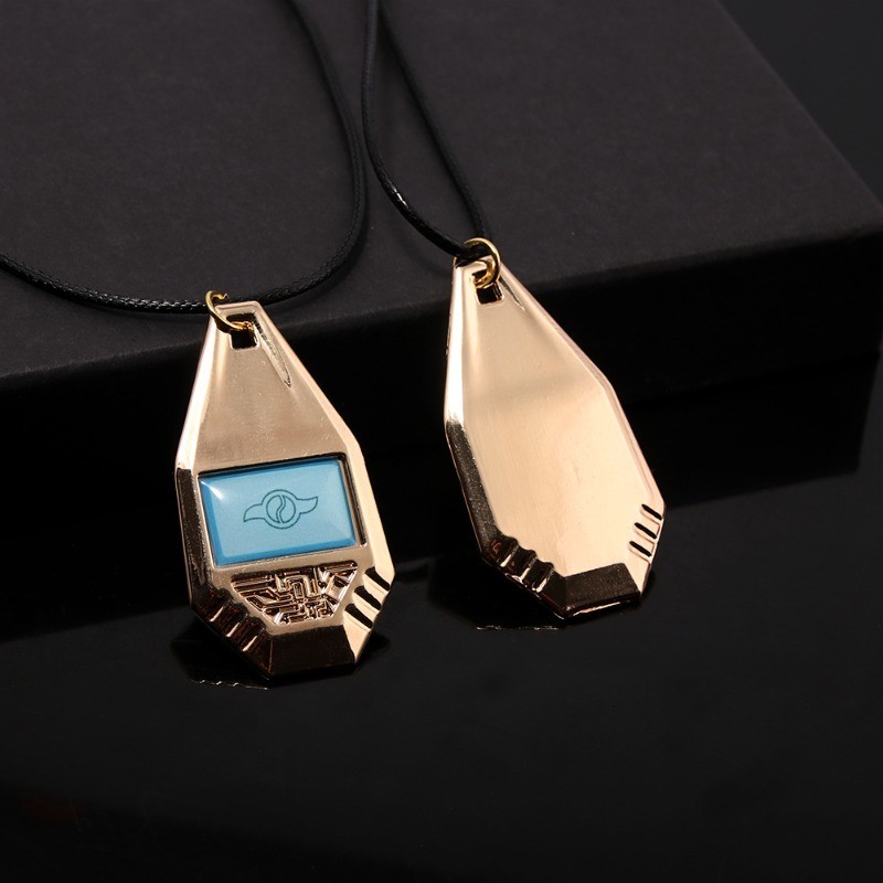 Anime Digimon Adventure Colar Tag & Crest Digivice Pingente Colar ...