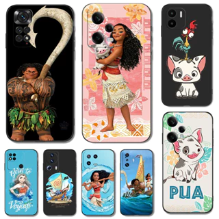 Capa Para Xiaomi 13T Pro redmi 13C 12R NOTE12R 4G 5G De Telefone Silicone Macio Preto Tpu Dis Moana