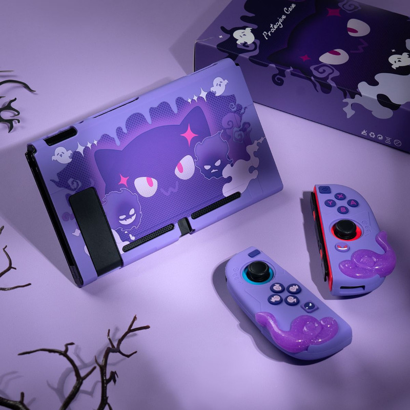 Nintendo Switch Roxo Capa Protetora Silicone Joy Con Controlador Geng ...