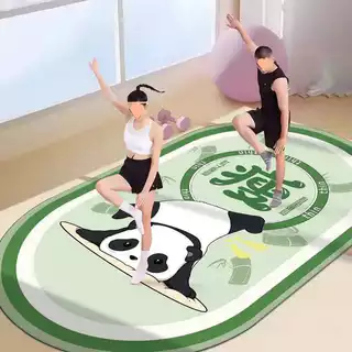 Tapete de Yoga antiderrapante Indoor Pilates casa salto Fitness esportes isolamento acústico à prova de choque absorção 