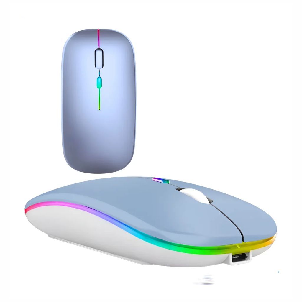 Mouse sem fio wireless rgb - Roxo | Shopee Brasil