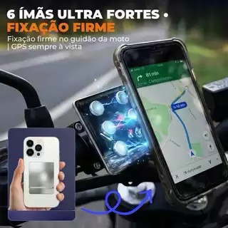 Suporte Celular Para 6 Imãs de Magneto Moto Extra Forte