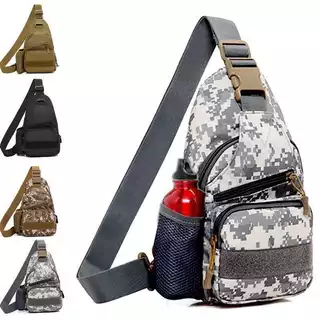 Bolsa multifuncional à prova d'água para isca, bolsa para equipamento de pesca ao ar livre, barriga grande, bolsa para v em Oferta na Shopee