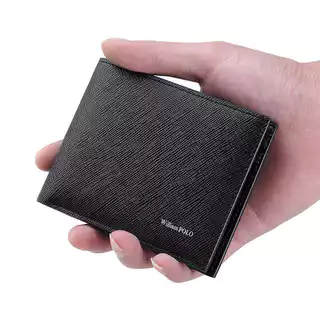 Imperador Paul carteira masculina High-End titular do cartão genuíno couro genuíno moda simples carteira titular do cart