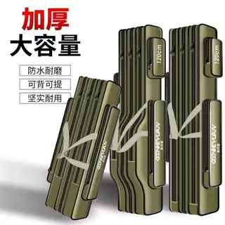 Bolsa de equipamento de pesca Bolsa de vara de pesca Bolsa de pesca à prova d'água Bolsa de barriga grande 80cm-1.25m Ca em Oferta na Shopee