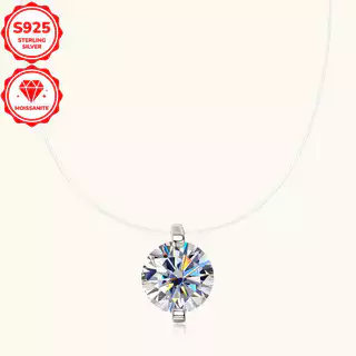 Colar de lágrimas de sereia feminino luz estilo luxo High-End D cor Moissanite S925 pingente de prata esterlina em Oferta na Shopee