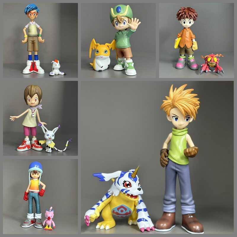 Digimon Suna Awu Jiaer Asuke Awa Kokoro Beetle Modelo Figura em caixa ...