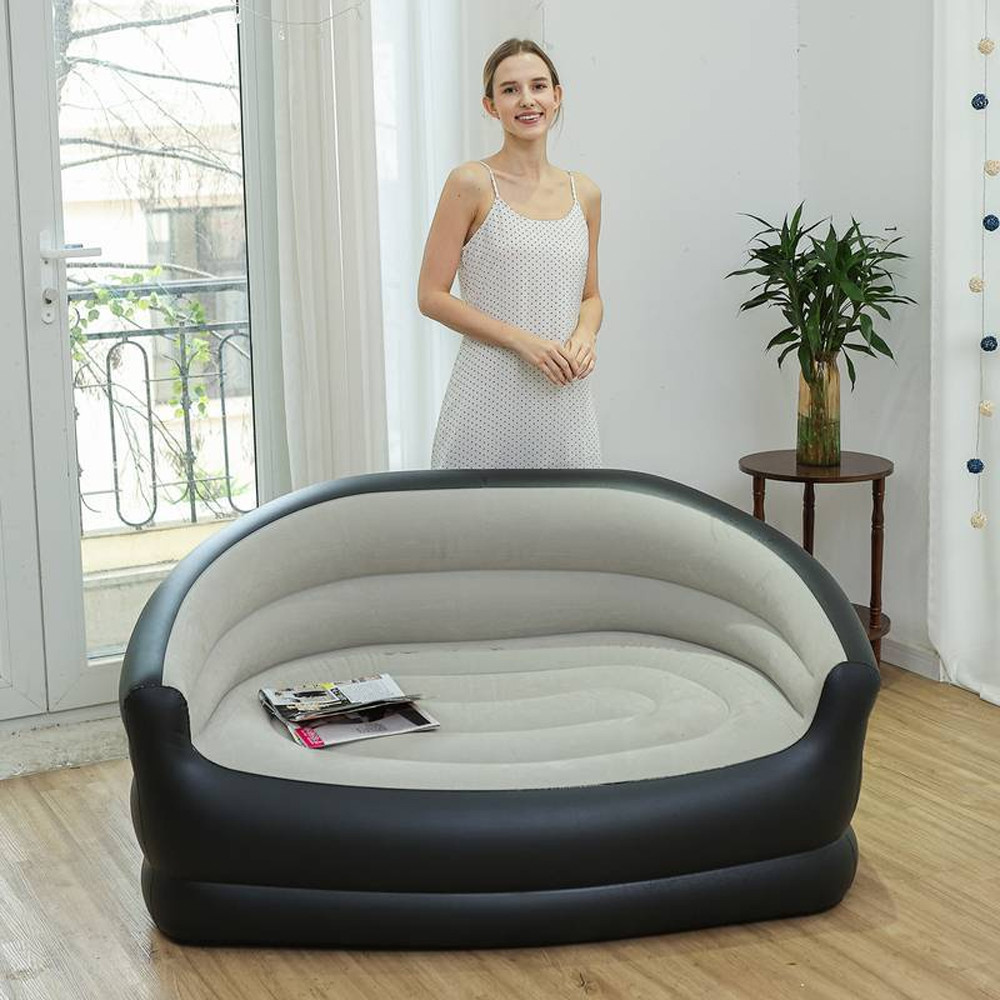 Sofá Inflável Compacto 2 Lugares para Praia e Camping | Shopee Brasil