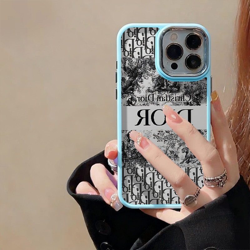 Christian Dior TPU anti-impacto Capinha Capa Para IPHONE 13 11 15