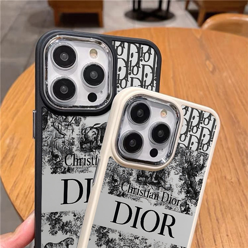 Christian Dior TPU anti-impacto Capinha Capa Para IPHONE 13 11 15