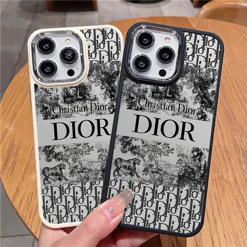 Christian Dior TPU anti-impacto Capinha Capa Para IPHONE 13 11 15