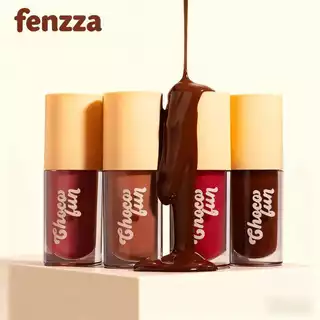 Balm Tint Labial Fenzza Choco Fun - Aroma de Chocolate FZ20085 em Oferta na Shopee