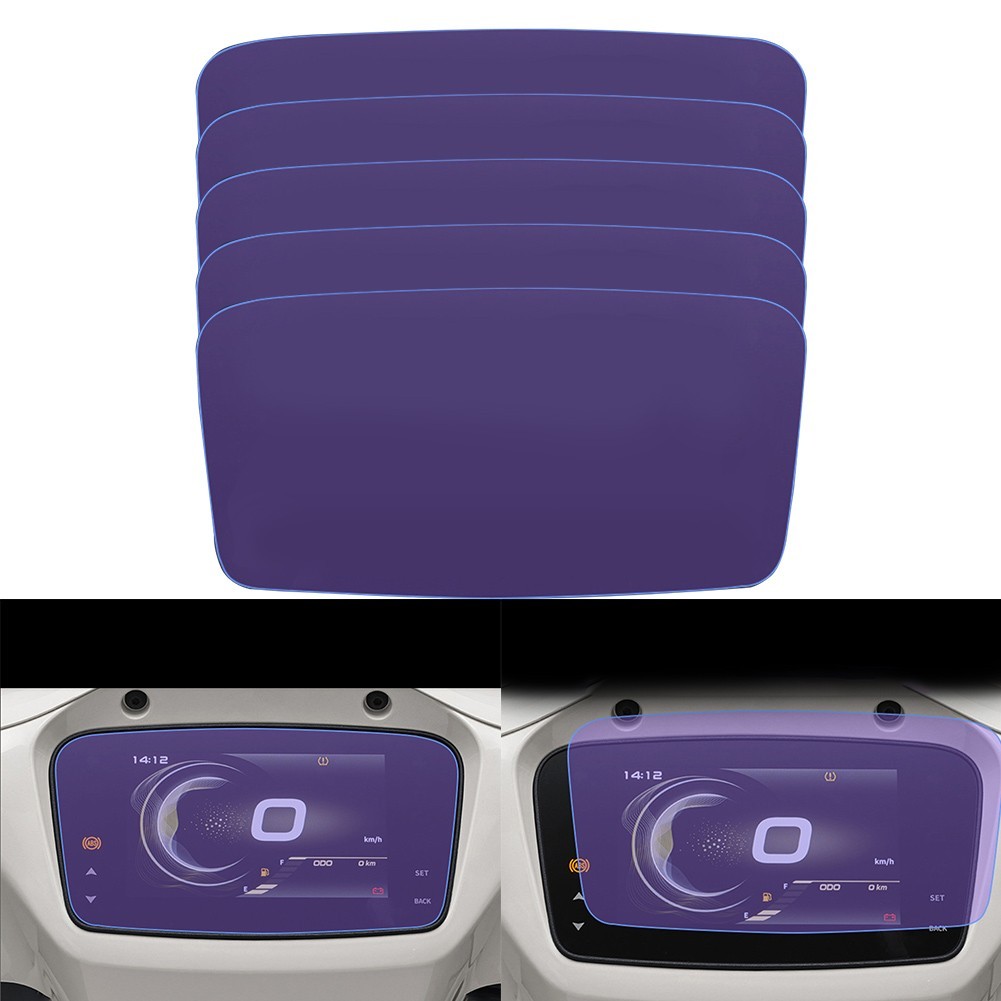 Película Protectora Para Pantalla De Moto 703F - TPU Antiarañazos, Alta Transparencia
