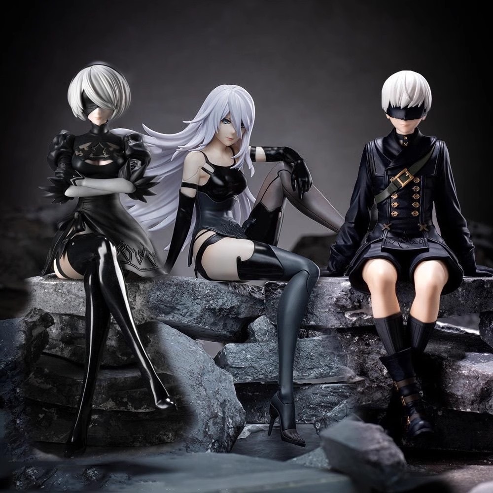 2Bフィギュア・A2・9Sセット Jogo Nier : Automata 2B 9S A2 Figura Modelo Brinquedo | Shopee Brasil