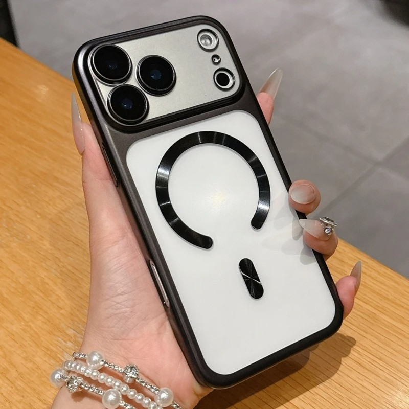 Luxo Fosco Transparente Caso De Telefone Para iPhone 11 12 13 14 15 16 ...