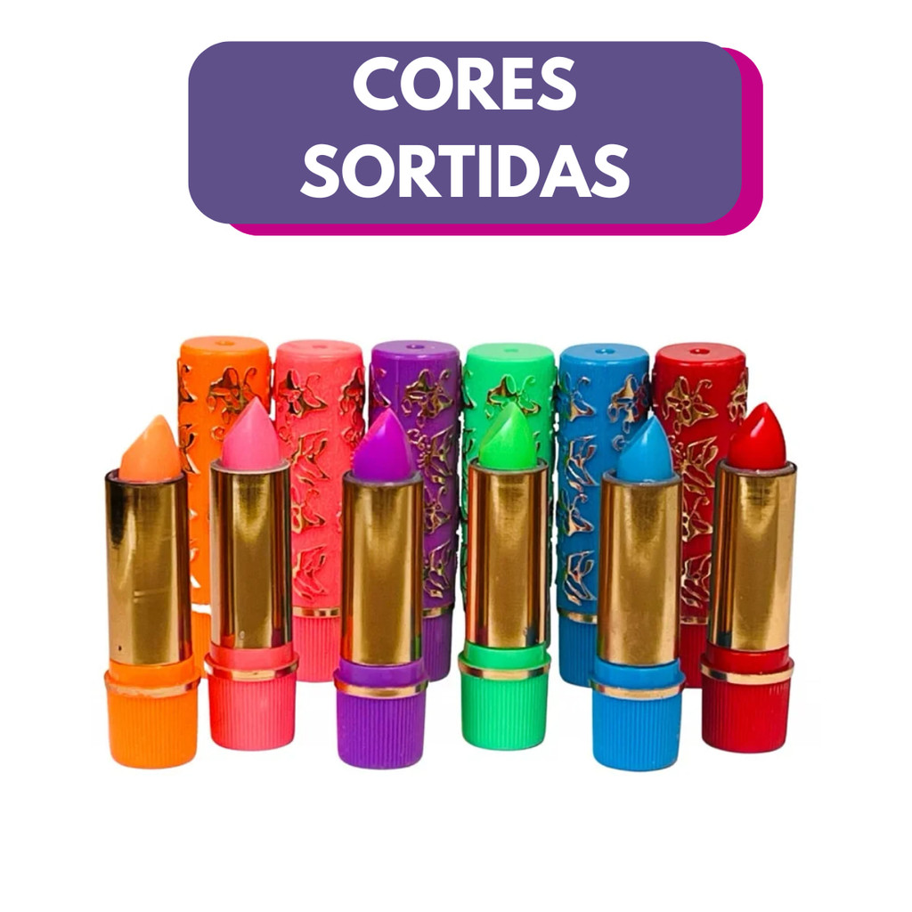 Batom Mágico da Vovó 24 Horas Longa Duração Lipstick Adapta ao PH da ...