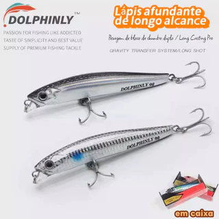 LURESKY Long-Shot Thing Minnow Tremendo Lento Afundando Isca Submerso Falsa Pesca Truta Baixo Frang