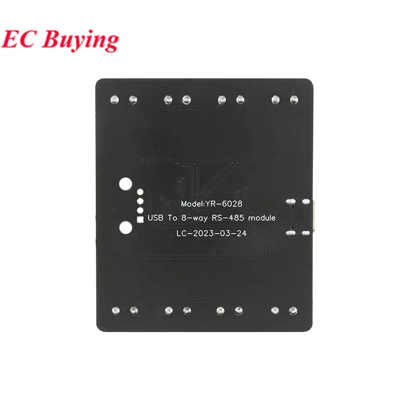 USB Para 4 Porta Serial RS485 De 8 Vias Tipo-C 4 8 485 Multicanal UART ...