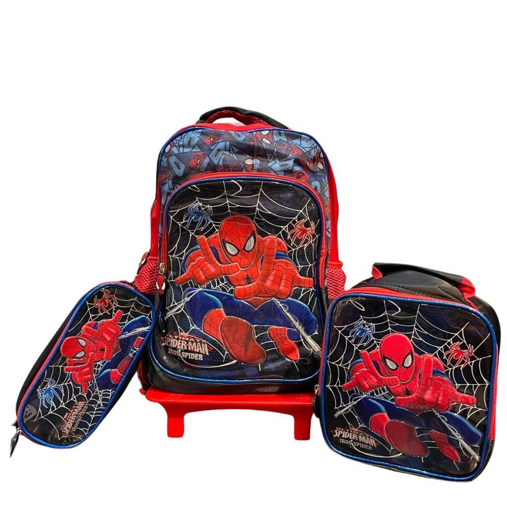 Kit Escolar com Mochila de Rodinhas + Lancheira + Estojo | Shopee Brasil