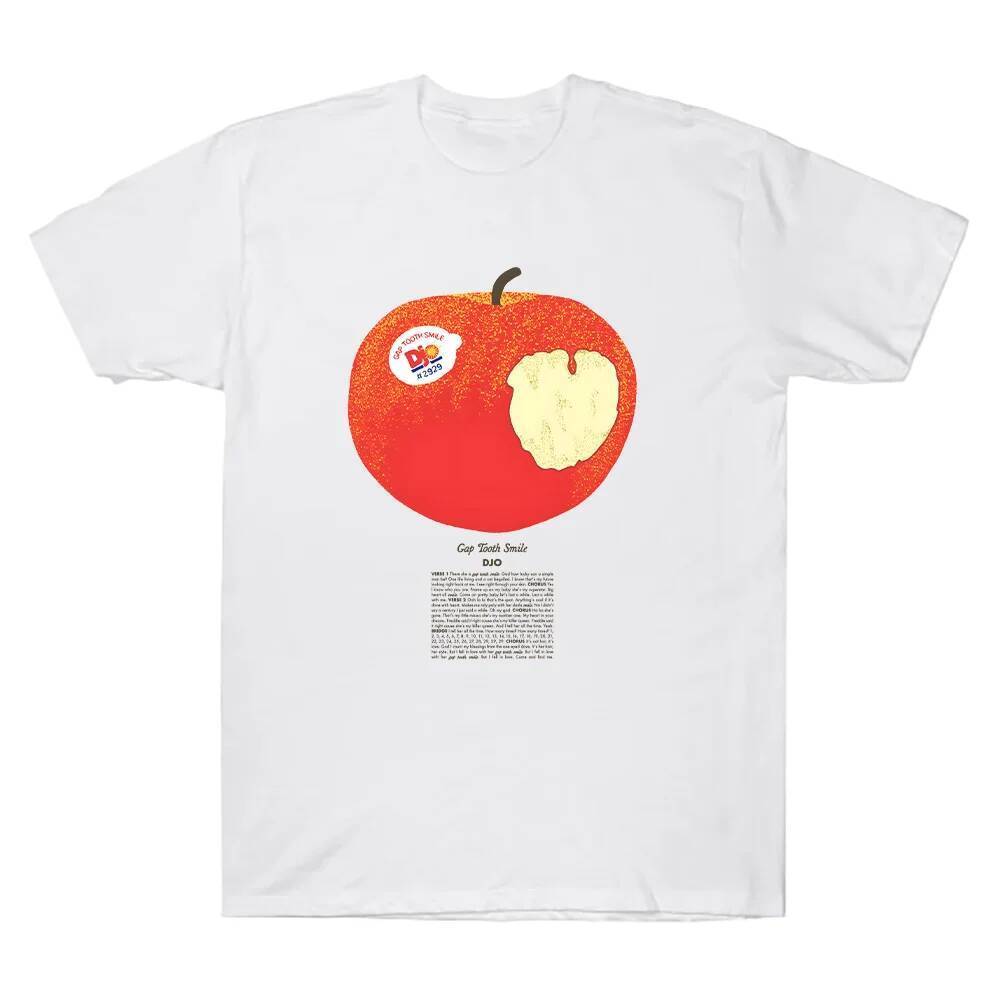 Apple T-Shirt Funny Cartoon Graphic T Shirts Women Short Sleeve
