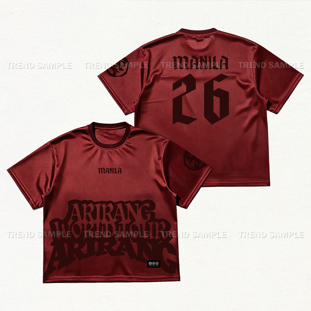 2026 BANGTAN ARIRANG WORLD TOUR Merch Jersey Unissex Vintage Plus