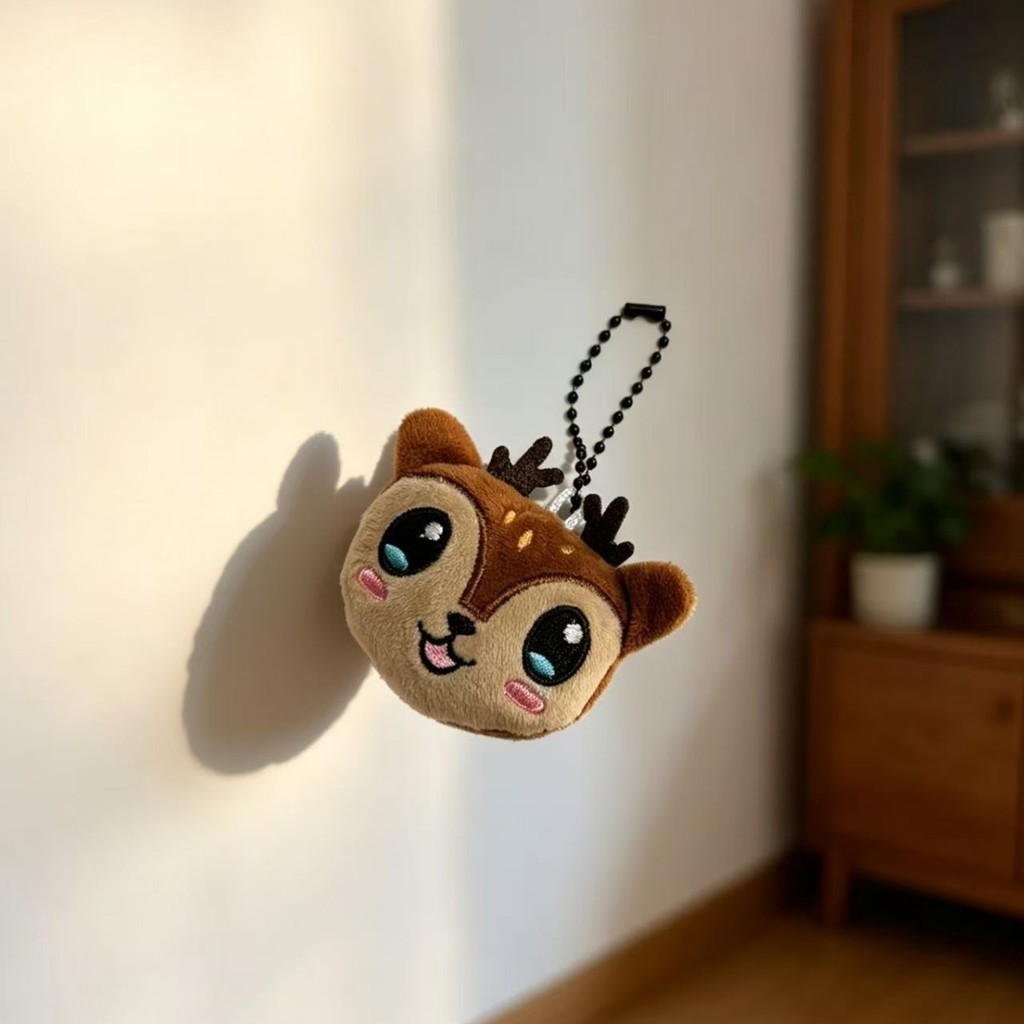 Kpop Idol BABYMONSTER Boneca De Pelúcia Chaveiro Bolsa Pingente