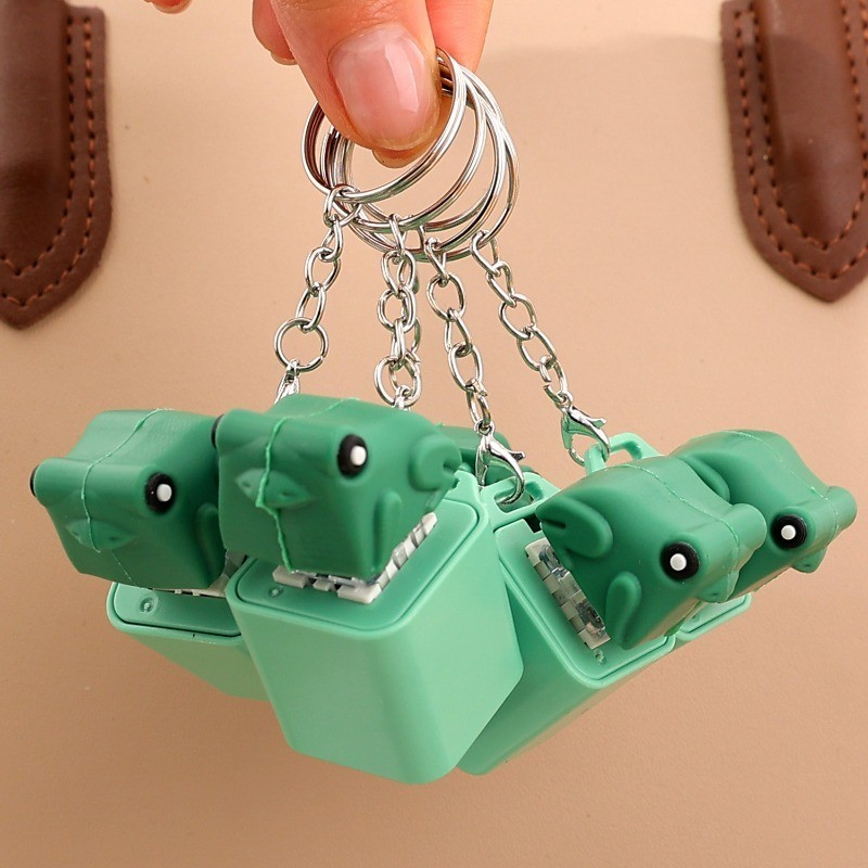 [Rdy Stk] 2-1Pcs Croaking Frog Duck Sound Keychain-Teclado Fidget ...