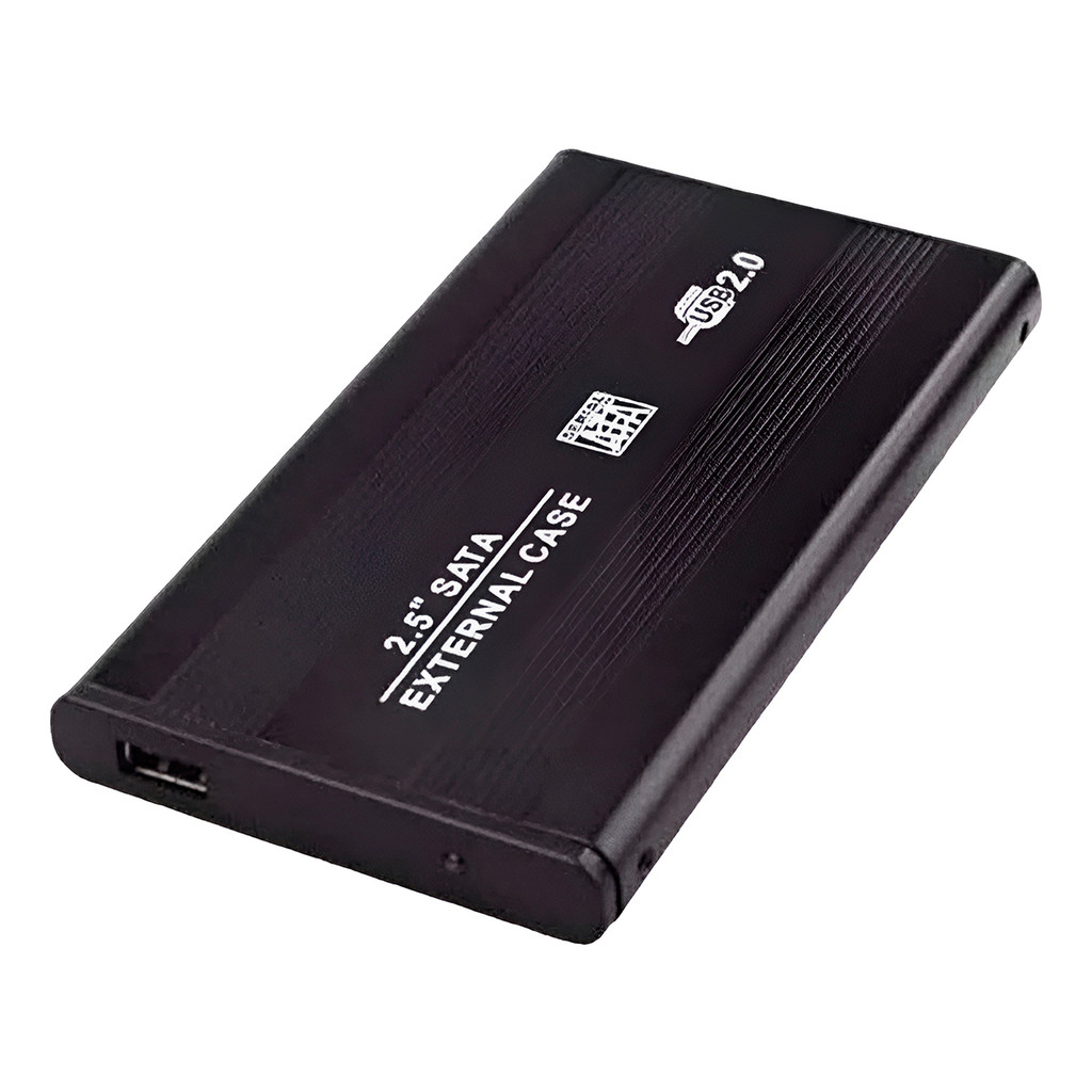 Case HD Externo USB 3.0 Sata 2.5 Notebook Armazenamento Cor:Preto ...