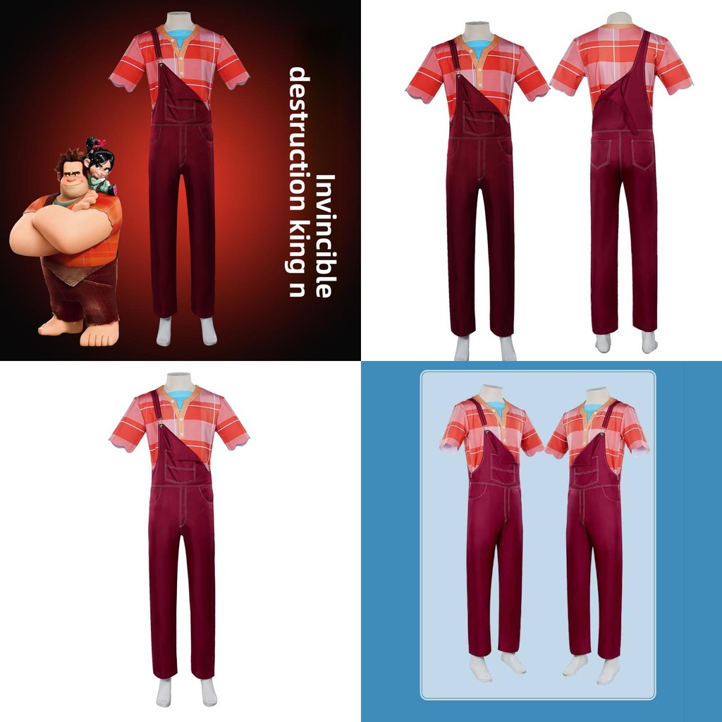 Fantasia De Halloween Ralph Wreck It Com Material De Poliéster E Estilo ...