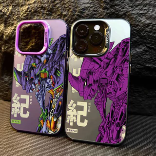 Japonês Mecha Neon Genesis Evangelion EVA 01 02 Anime Capa De Telefone De Luxo Para iphone 17Air 16E 15Pro Max 11 12 13 