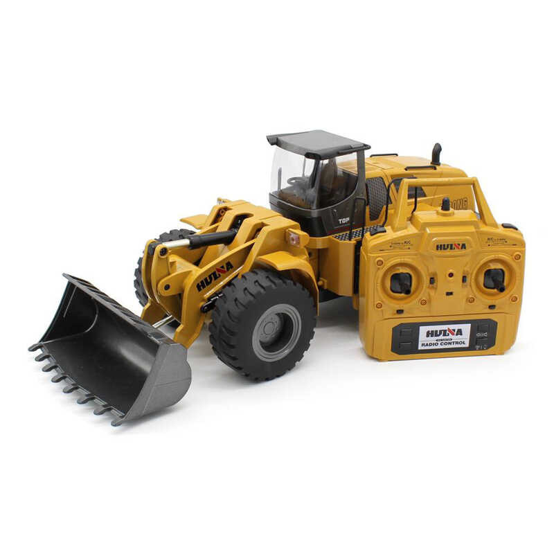 Huina 1583 Escavadeira Bulldozer Veículo de carregamento 1: 14 Escala ...