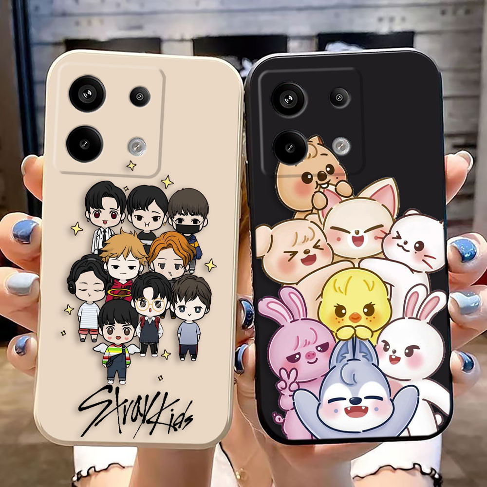 Cover Per Xiaomi Redmi Note 12S Con Design Stray Kids: 2 Custodie In TPU Per Le Fan Degli SKZ!