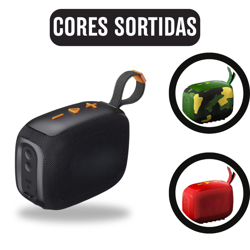 Caixa de Som bluetooth GO Alça 10W SOM-0327 Bivolt