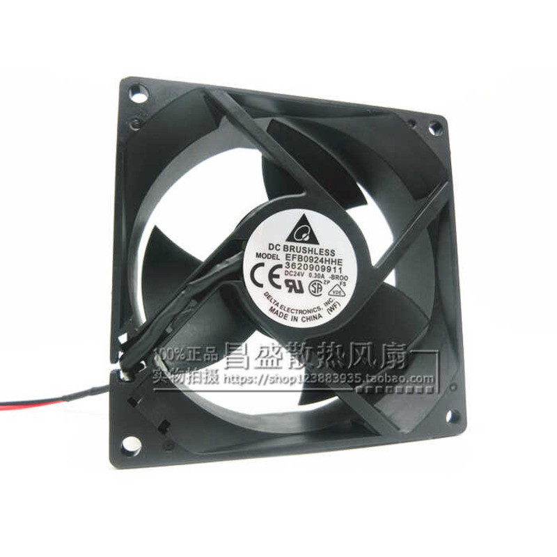Delta FFB0948SHE -F00 DC48V 0.30A 9CM 3-wire test function