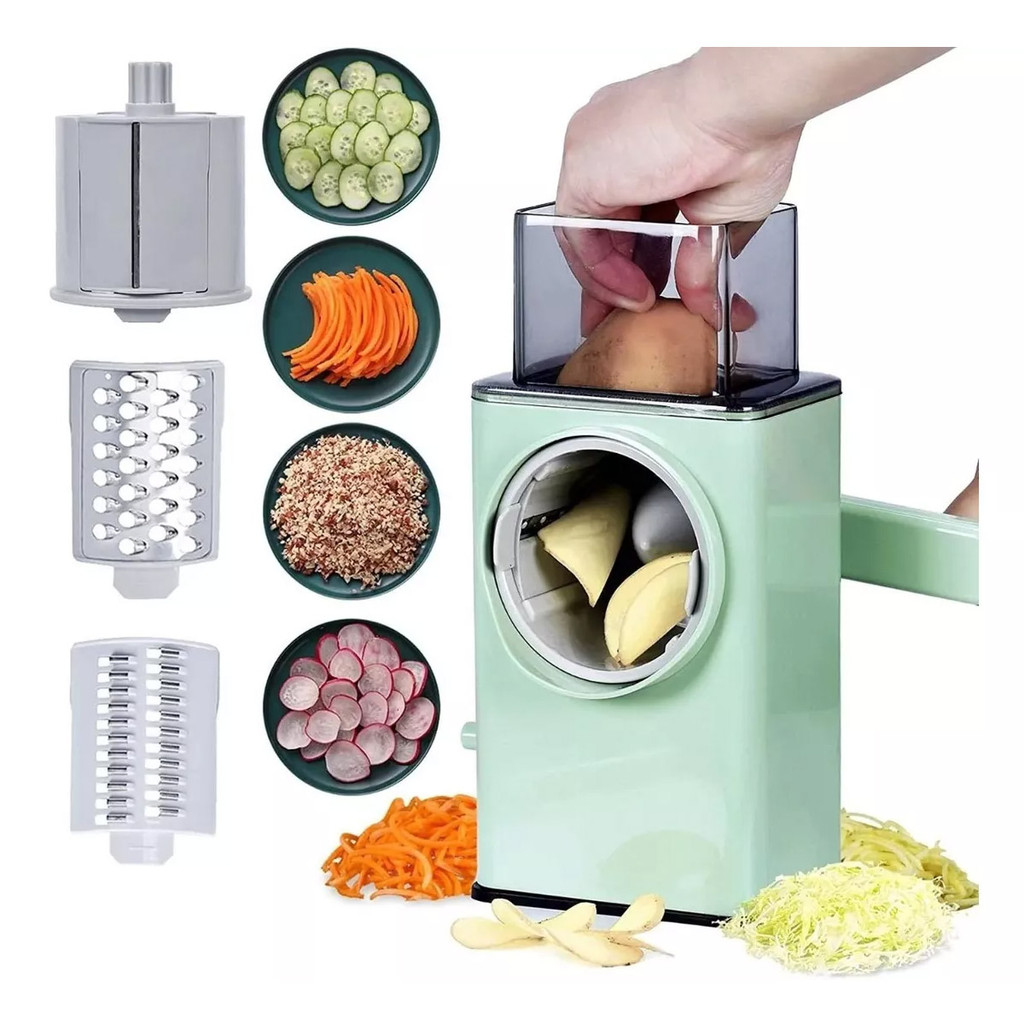 Cortador Ralador Fatiador De Legumes Vegetais Multifuncional | Shopee ...