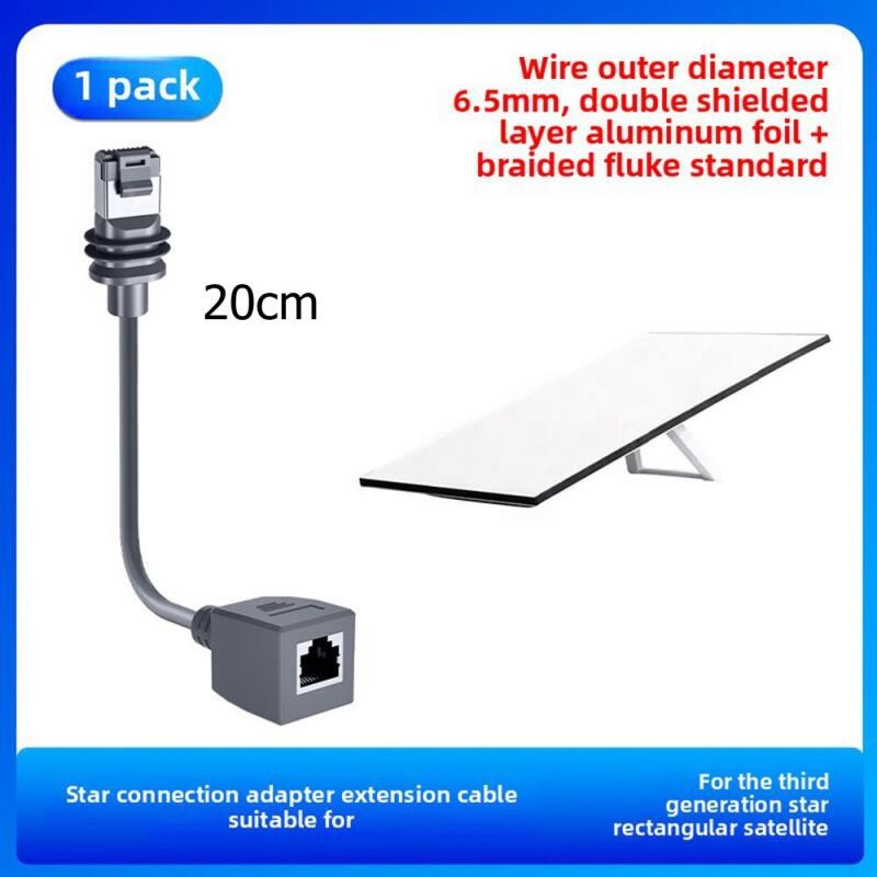 Cabo De 20CM Para Starlink Mini/Gen3 V3 Adaptador Extensor Ethernet SPX ...