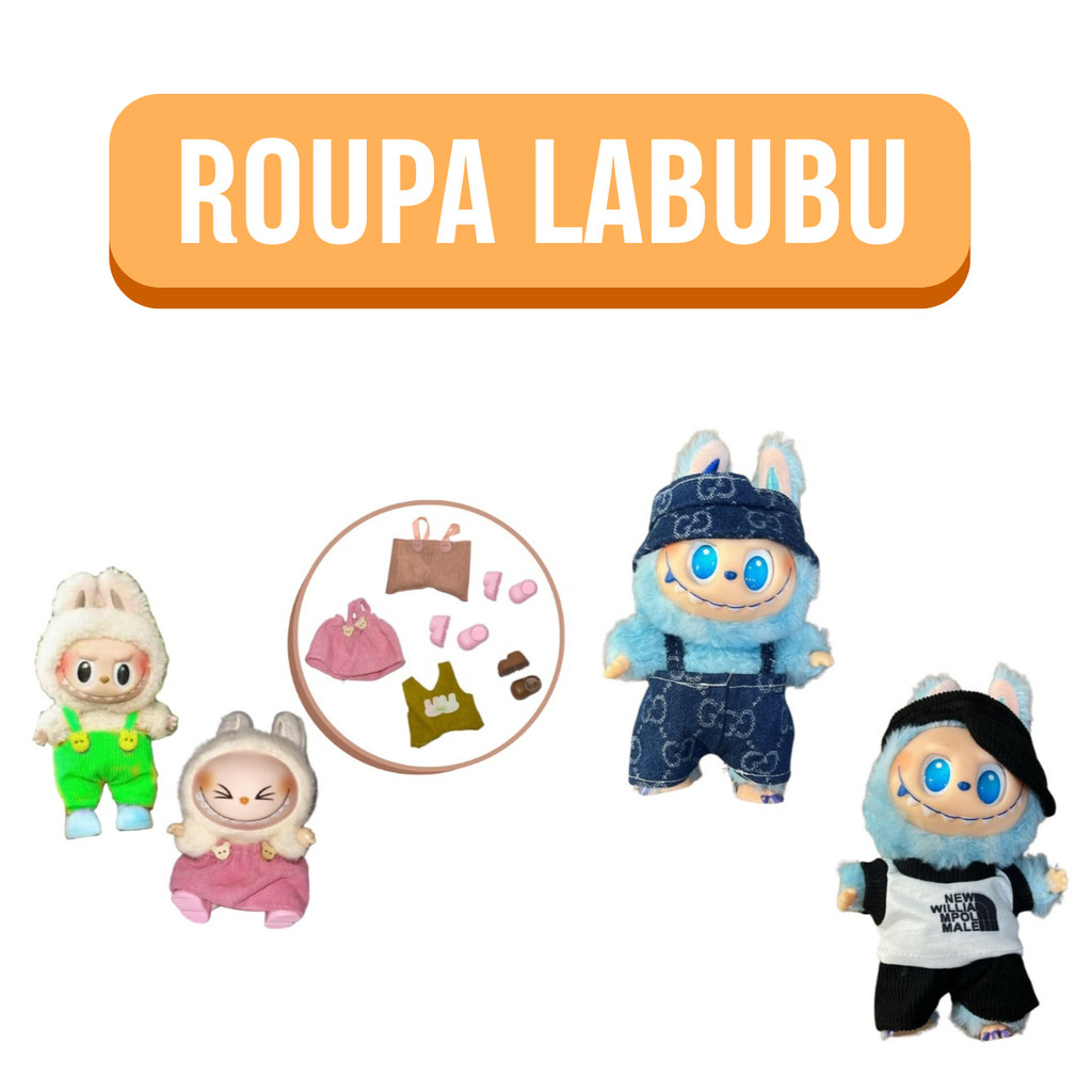 Roupa Labubu Vestuário Conjuntos - (Cores Sortidas) | Shopee Brasil