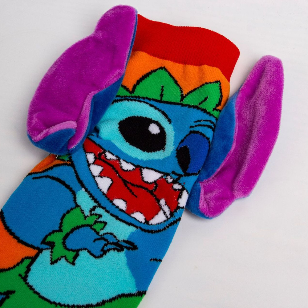 Meias Stitch Infantil Com Orelha Meia Stitch Cano Alto Infantil ...