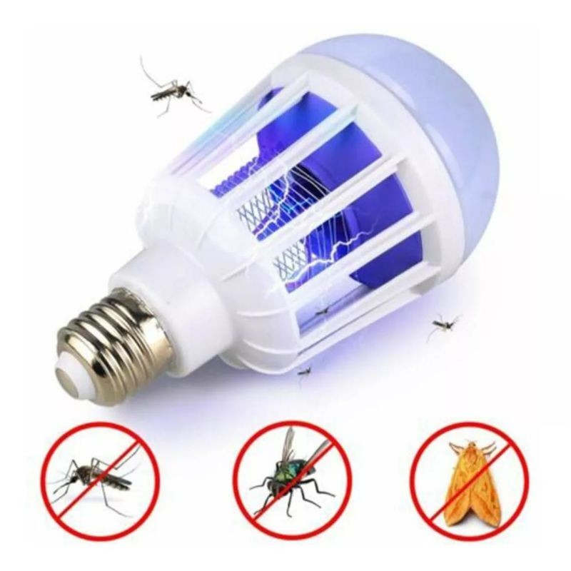 Lâmpada Led Bulbo Frio Mata Mosquito Moscas Repelente - Bivolt 15W