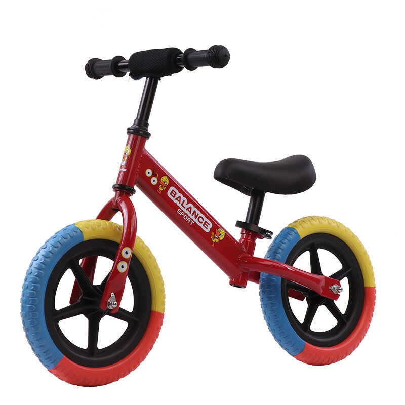 Bicicleta de equilíbrio infantil de 2 a 6 anos sem Pedal deslizante ...