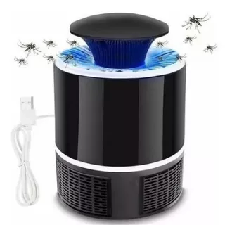 Repelente Elétrico Luz UV Mata Mosquito Pernilongo USB Bivolt - Branco ou Preto (Sortido)