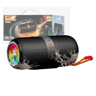 Caixa de Som Bluetooth Portátil LED 100W Prova D'agua em Oferta na Shopee