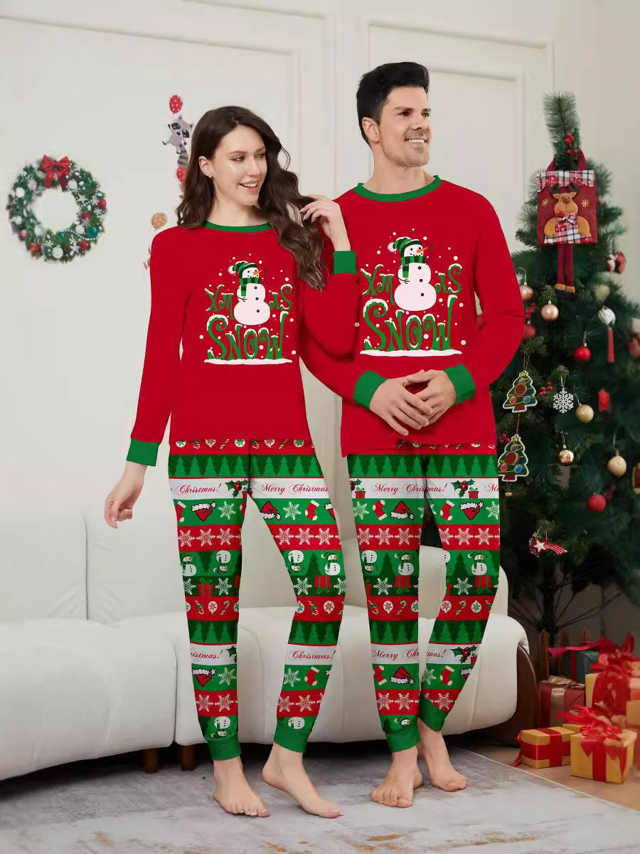2025 Conjunto de Pijamas de Natal para Casais e Família, Roupas para ...