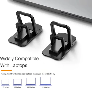 (Novo Produto) 2pcs Suporte Ajustável Para Notebook Compatível Com Laptop De 13/15/15.6/17.3 Polegadas Diferentes Altura
