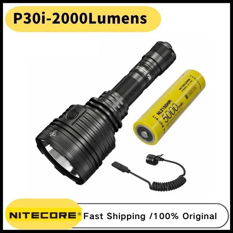 NITECORE P30i Lanterna De Luz Forte CREE XHP35 HI LED 1200LM USB-C Recarregável Com Bateria Para Busca
