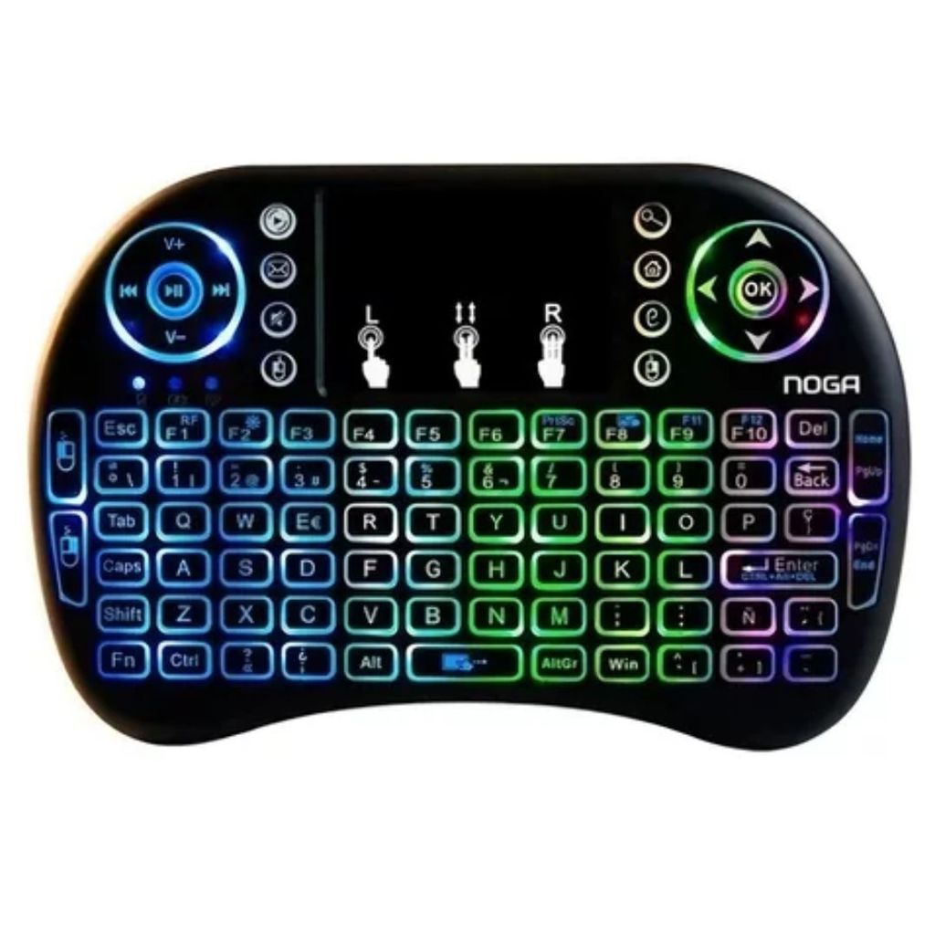 Mini Teclado KeyBoard RGB Para TV Box | Shopee Brasil