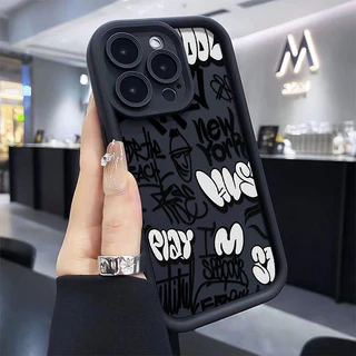 Capinha de Celular Moda de rua iPhone 13 15 11 12 14 16 17 Pro Max Plus XR XS Premium Proteção Anti Impacto Promoção